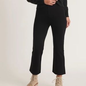 NWT Marine Layer Valencia Kick Flare Pant in Black - Size M
